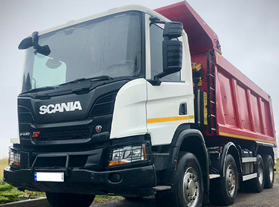 Самоскид Scania - до 30 т.